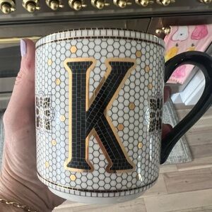 Anthropologie Mosaic K cup - new